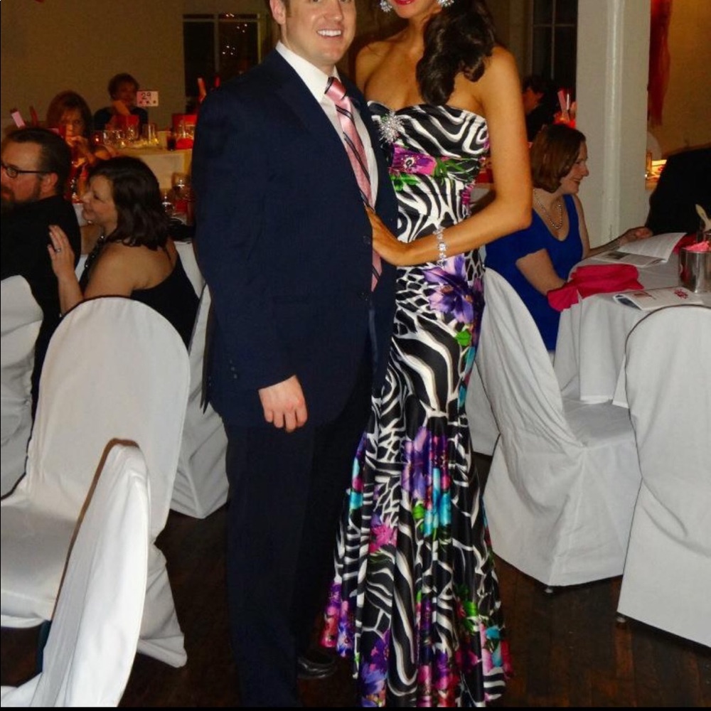 Cache Zebra And Floral Gown - image 2